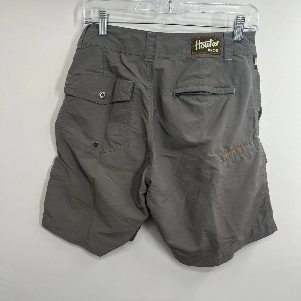 Howler Brothers Horizon Hybrid Nylon Shorts Size 28 Summer Beach Classic Gray